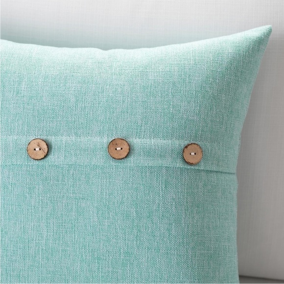 Farmhouse Mid Century Modern Bohemian Decorative Teal Blue Pillow Case Cover - Picture 3 of 16